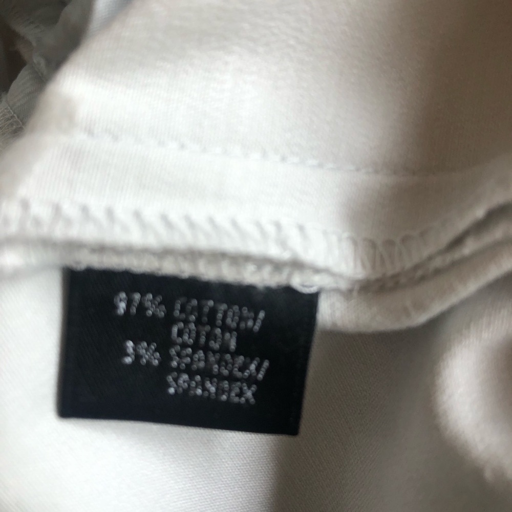 Lafayette 148 NY Light Gray Cotton Pants 14 EUC - Picture 6 of 6